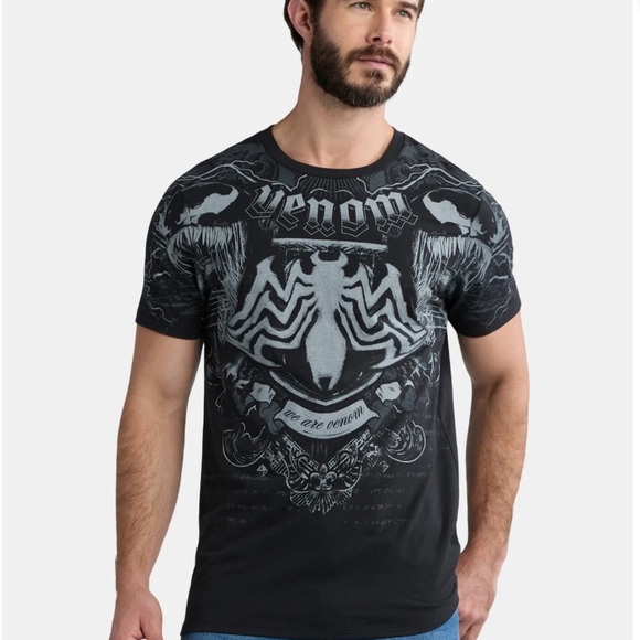 Venom Men's & Big Men's Graphic Tee with Short Sleeves - Picture 2 of 6